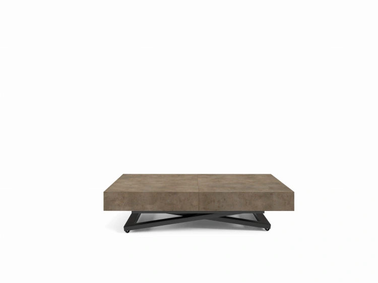 Nowoczesny ławostół Modern U, kompaktowy blat laminowany w stylu industrialnym