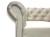 Sofa glamour z podłokietnikami – widok boczny