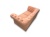 Chesterfield sofa 2-osobowa velvet łososiowy – klasyka do salonu