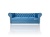 Sofa Chesterfield Monaco 225 cm Magic Velvet błękitna – widok z przodu
