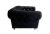 Fotel Glamour Chesterfield - Wyjątkowy Design z Kryształkami i Marszczeniem tkaniny.