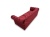 Stylowa sofa 3-osobowa Chesterfield Monaco bordowa - widok pod kątem