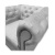Chesterfield Glamour - Prestige 2770, Szary Fotel z Listwami Srebrnymi od producenta. Tapicerowany fotel glamour.