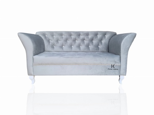 Stylowa 2-osobowa Sofa Skandynawska pikowana - Prestige 2770, Ręcznie Pikowana, Nowoczesny Wygląd Skandynawskiego Salonu