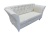 Sofa Pikowana Amor Velvet Ecru - Stylowy Komfort w Designerskim Chester Lux