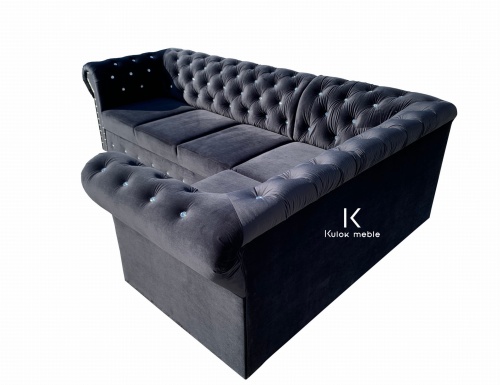 Aksamitny Welur Magic Velvet 2219 - Delikatna Faktura Materiału Narożnika Glamour