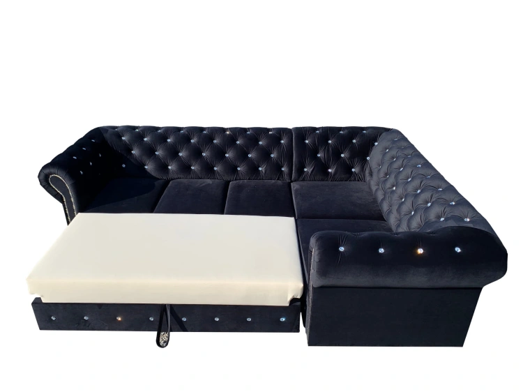 Funkcja Spania - Szybka i Łatwa Transformacja w Wygodne Łóżko Chesterfield.