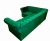 Funkcjonalny Narożnik Chesterfield z Magic Velvet 2225 - Zielona Butelka na Wierzchu