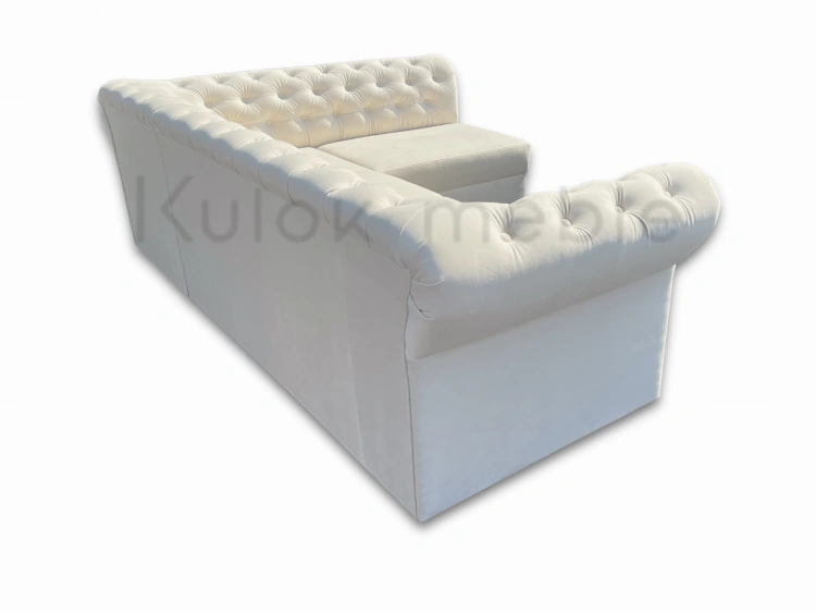 Pikowany Chesterfield - Klasyczny Design w Nowoczesnym Wydaniu.