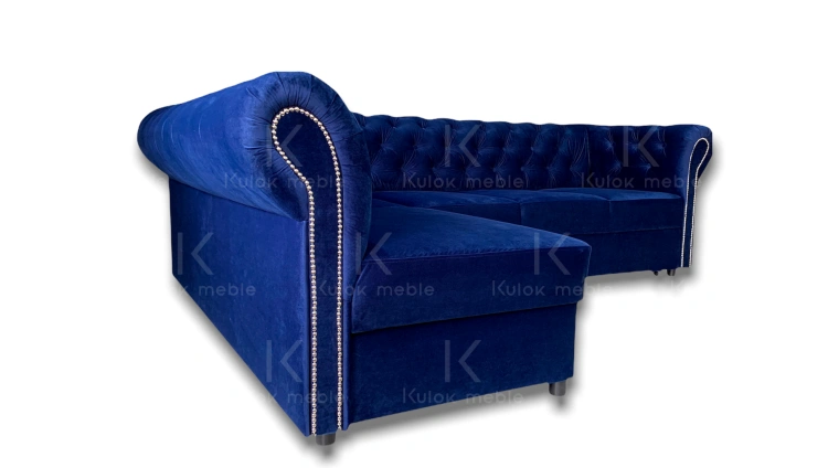 Narożnik Chesterfield Primavera Bis z funkcją delfin
