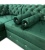 Poduszki dekoracyjne w stylu glamour jako dodatek do mebli chesterfield - wałek z kryształkiem.