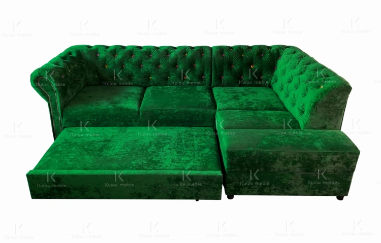 Chesterfield Dubai z funkcją spania