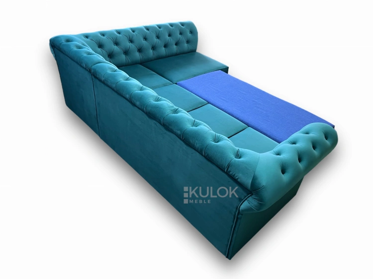 Narożnik tapicerowany tył w welurze magic velvet 2220 - producent mebli chesterfield.