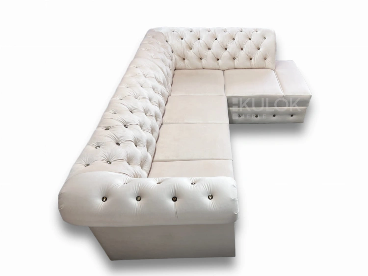 Narożnik Chesterfield Dubai Bis - Magic Velvet 2280