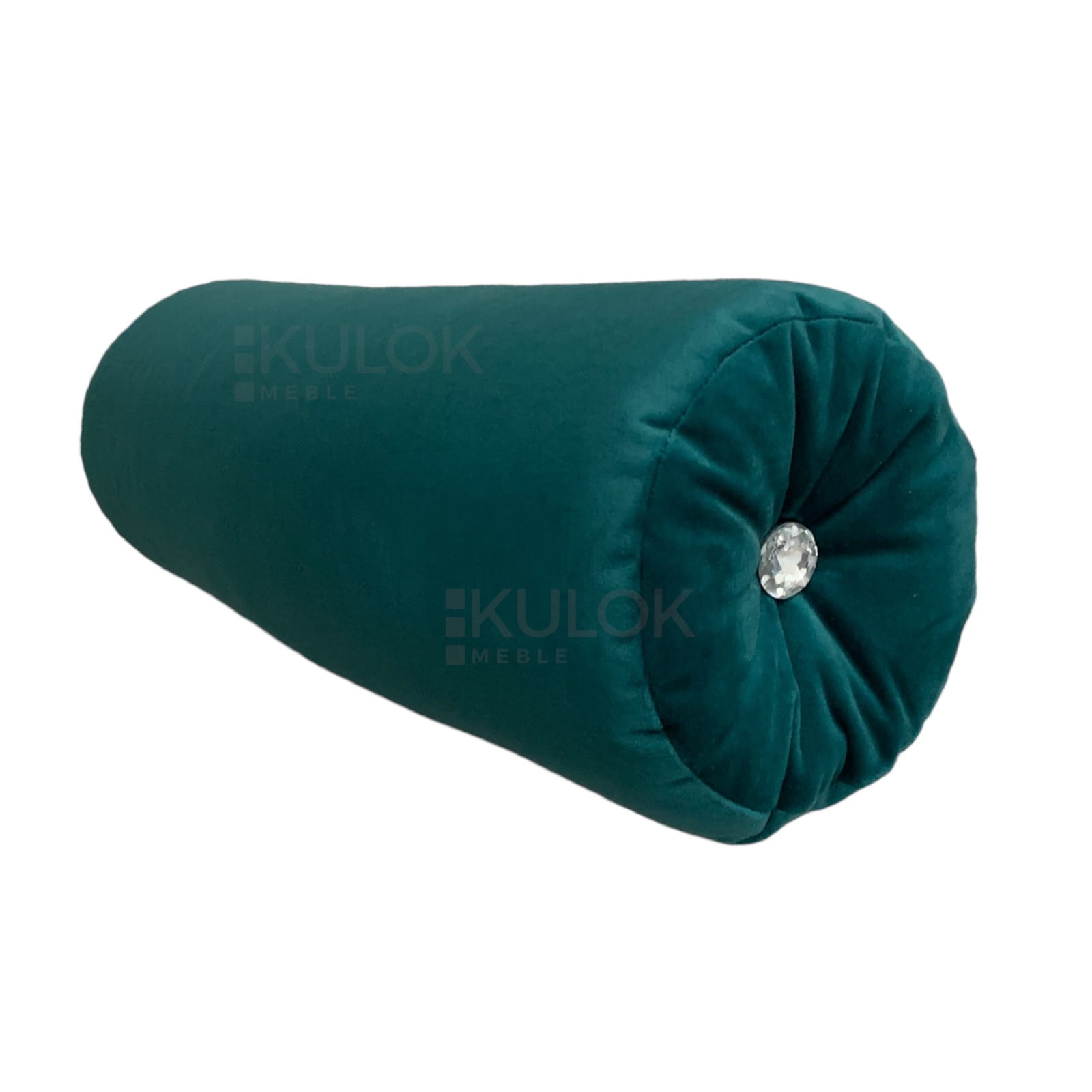 Poduszka Wałek Glamour Dekoracyjna  w Turkusowym Magic Velvet 2220 